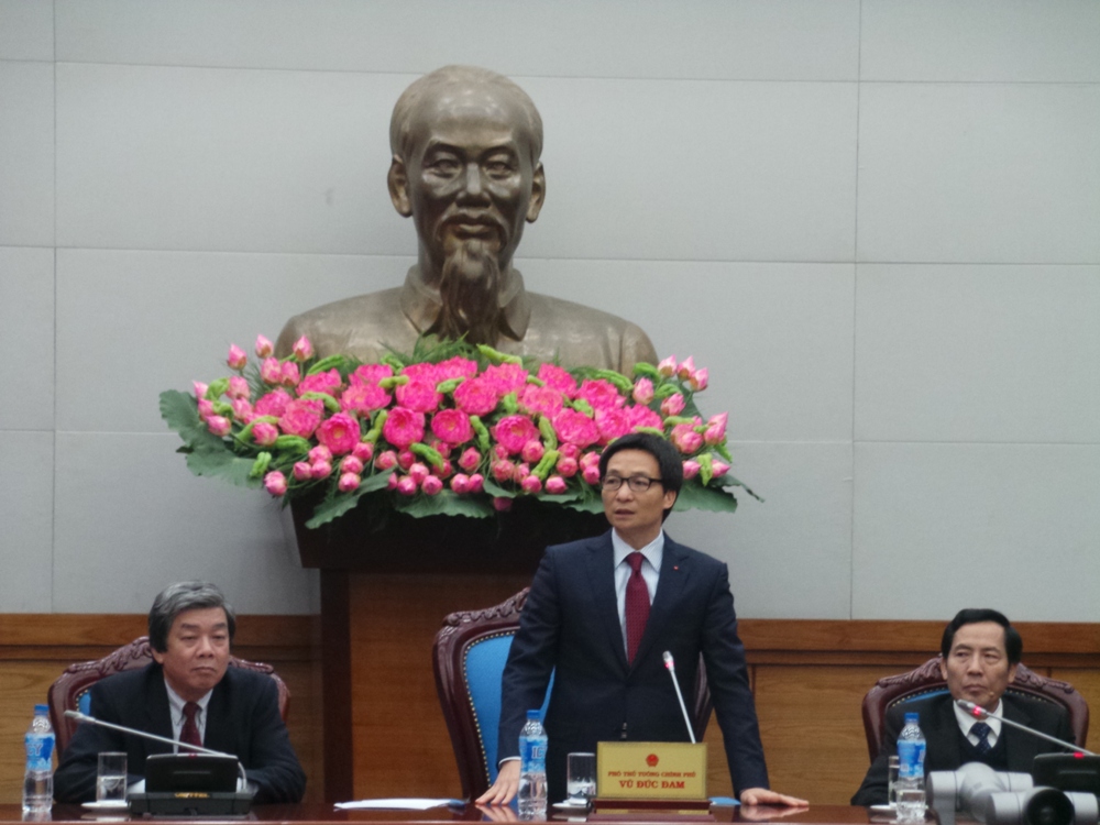 Phó Thủ tướng Vũ Đức Đam tiếp Đoàn đại biểu ngư dân, chiến sĩ dự Chương trình “Trái tim biển đảo”